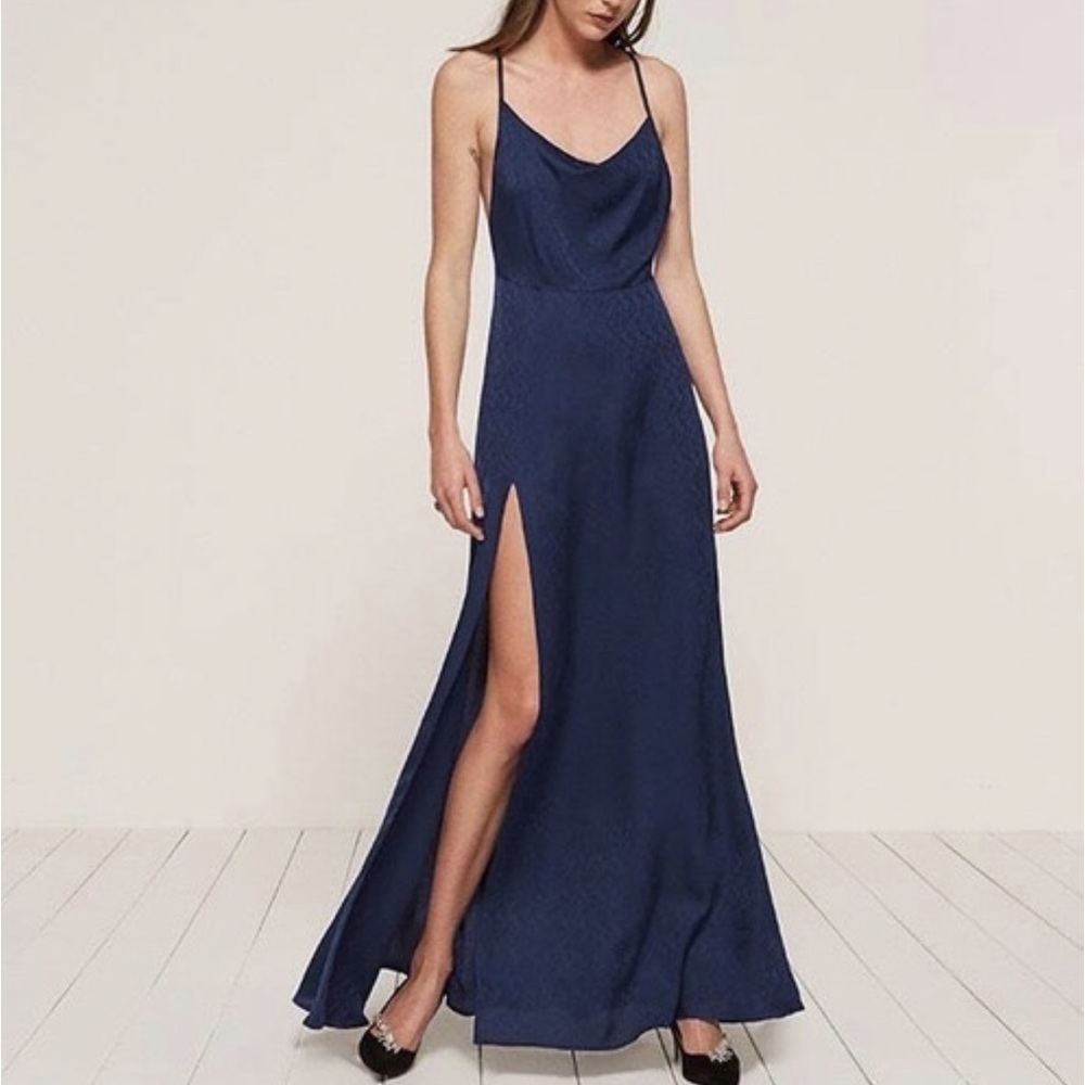 Reformation Silk Terraza Gown